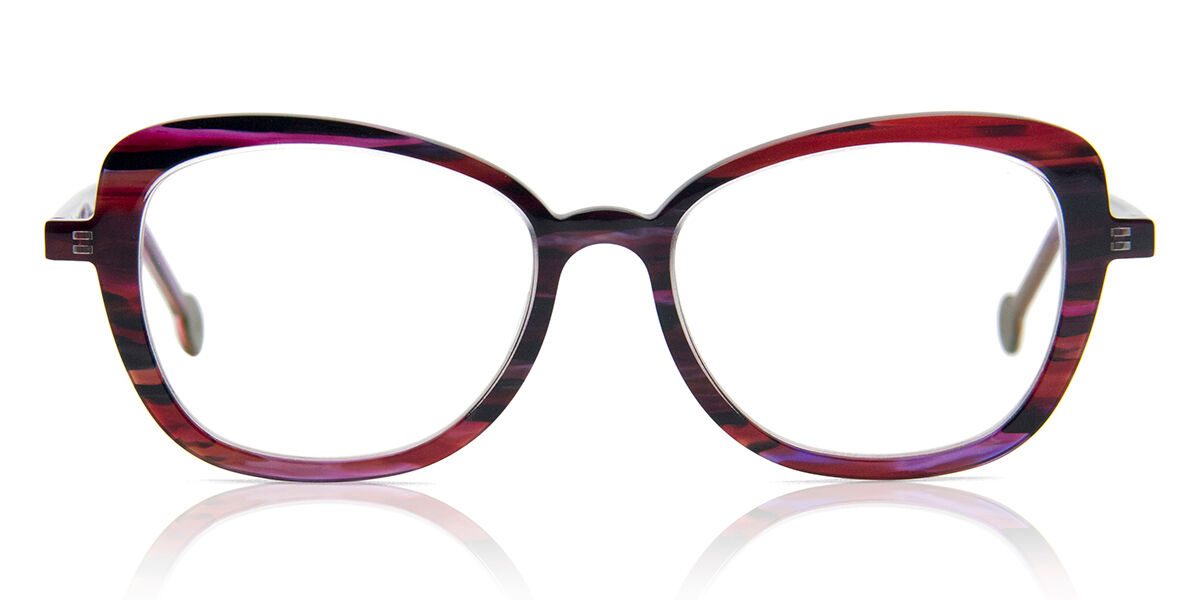 LA Eyeworks Wren 978 Women's Eyeglasses Purple Size 51 (Frame Only) - Blue Light Block Available