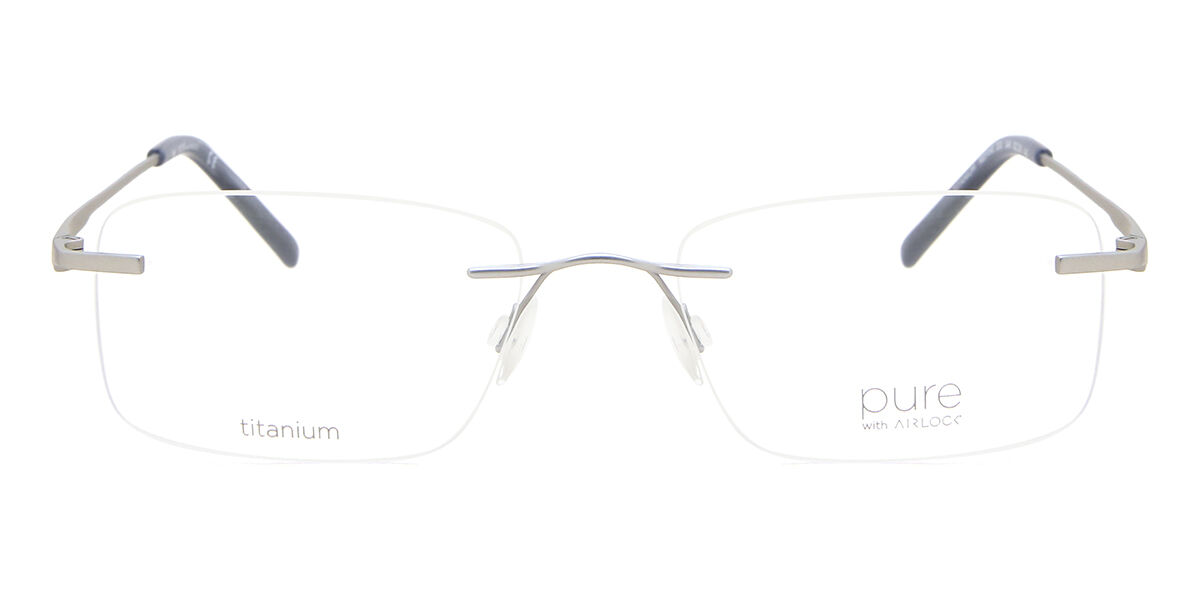 Pure Airlock Refine 200 046 Eyeglasses In Silver Smartbuyglasses Usa