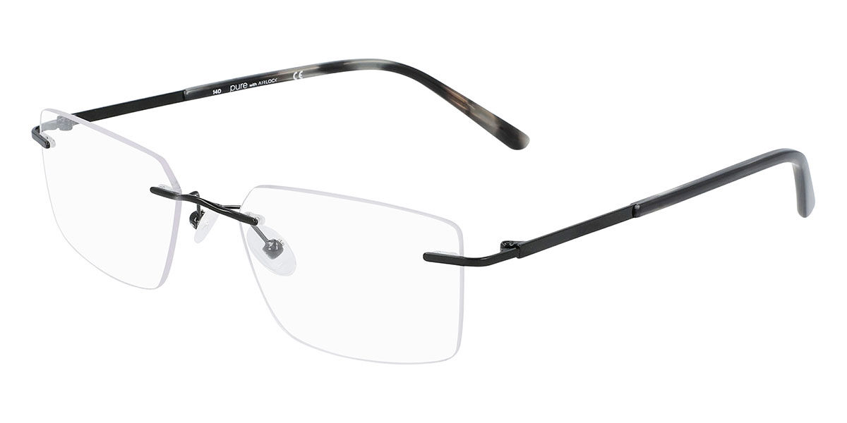 Pure AIRLOCK PROSPER 203 001 Eyeglasses in Black | SmartBuyGlasses USA