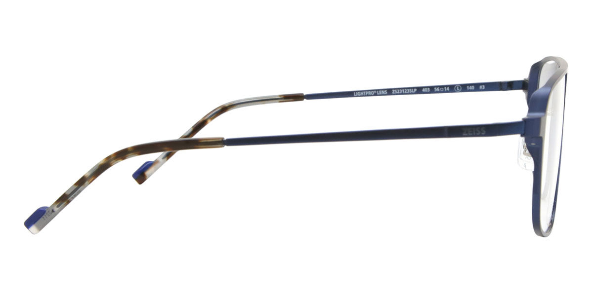 Zeiss ZS23123SLP With Clip-On 403 Satin Blue Eyeglasses