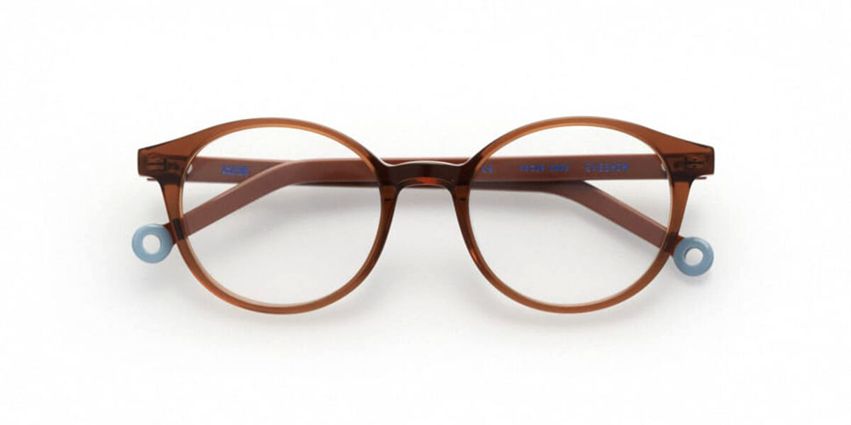 Kaleos Eveshim Kids C3 Kids' Glasses Brown Size - Free Lenses - HSA/FSA Insurance - Blue Light Block Available