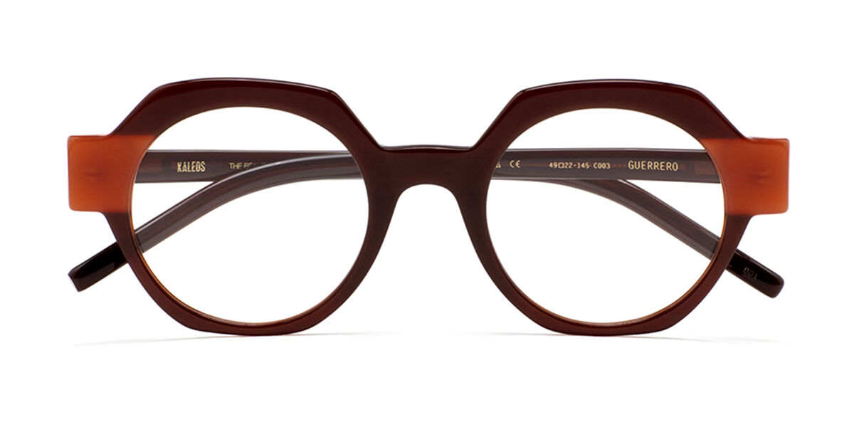 Kaleos Guerrero Men's Glasses, Brown, Size 49
