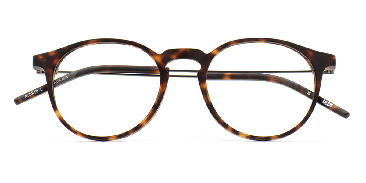 Kaleos Aldrin L C2 Men's Glasses Tortoiseshell Size 52 - Free Lenses - Blue Light Block Available