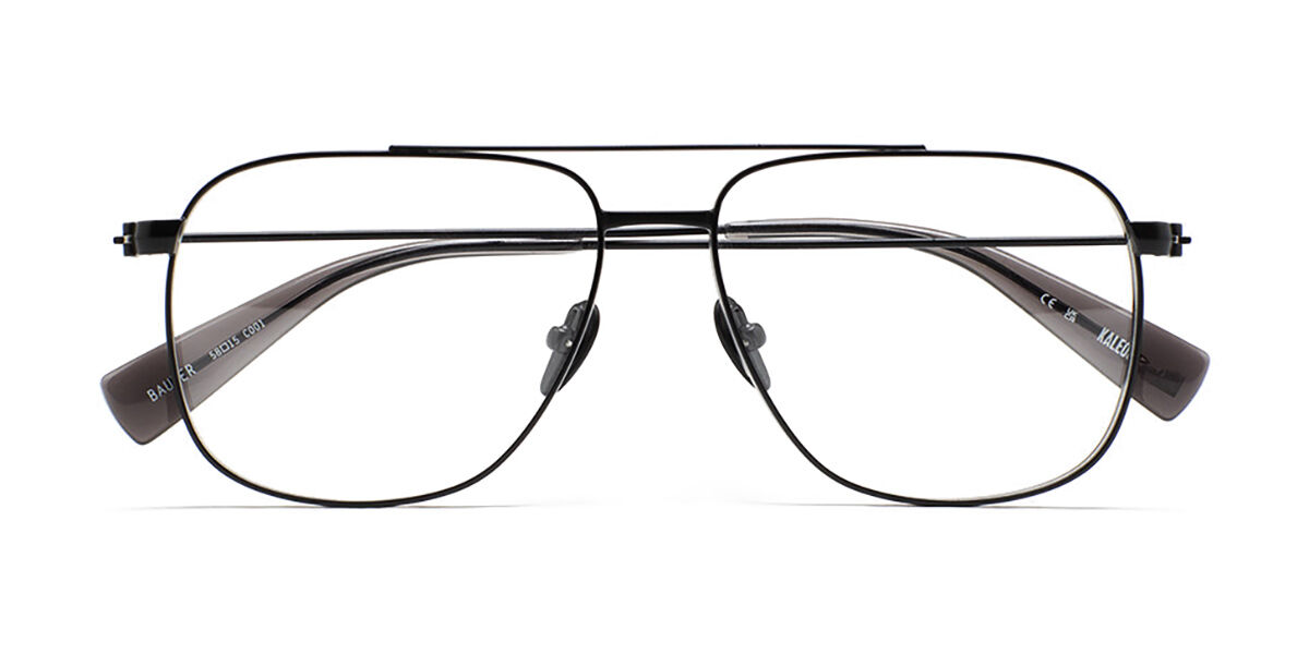 Kaleos Baumer C1 Men's Glasses Black Size 58 - Free Lenses - Blue Light Block Available