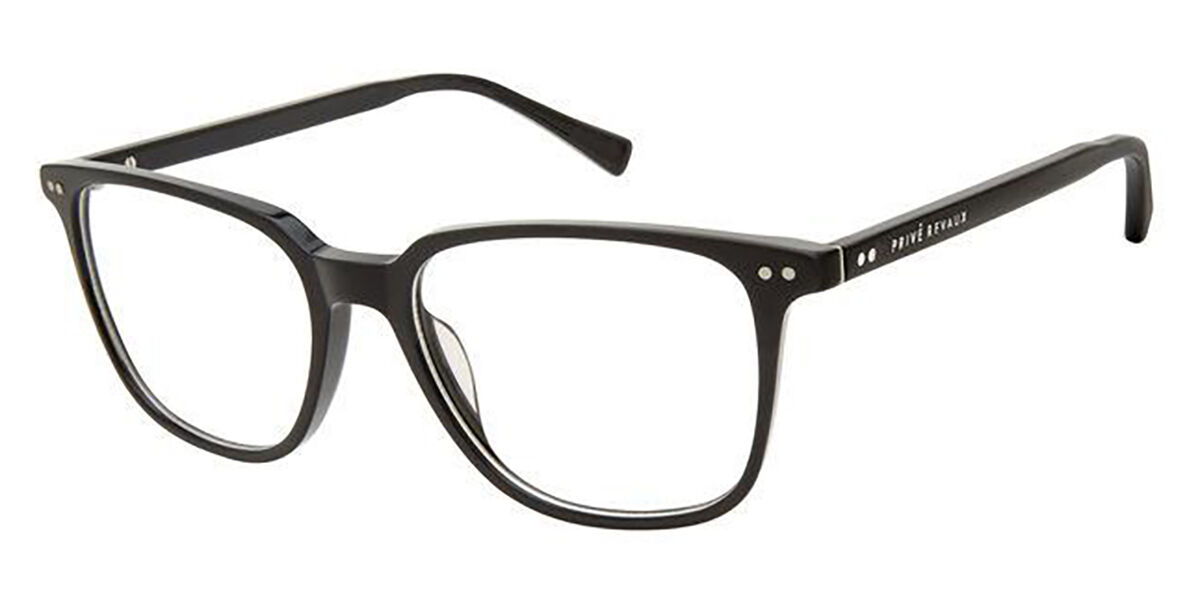 Privé Revaux STRATEGIC 807 Men's Eyeglasses Black Size 55 - Blue Light Block Available