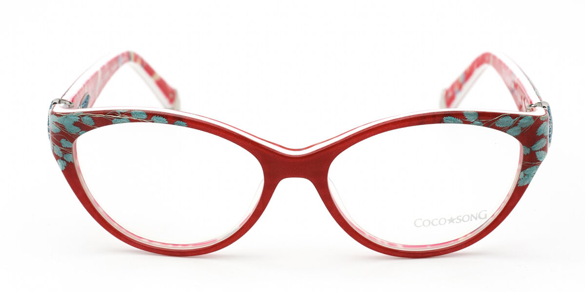 Coco Song Sunglasses METROPOLITAN TRIP Col.4 Blue Red Square Frames Black  Lenses | eBay