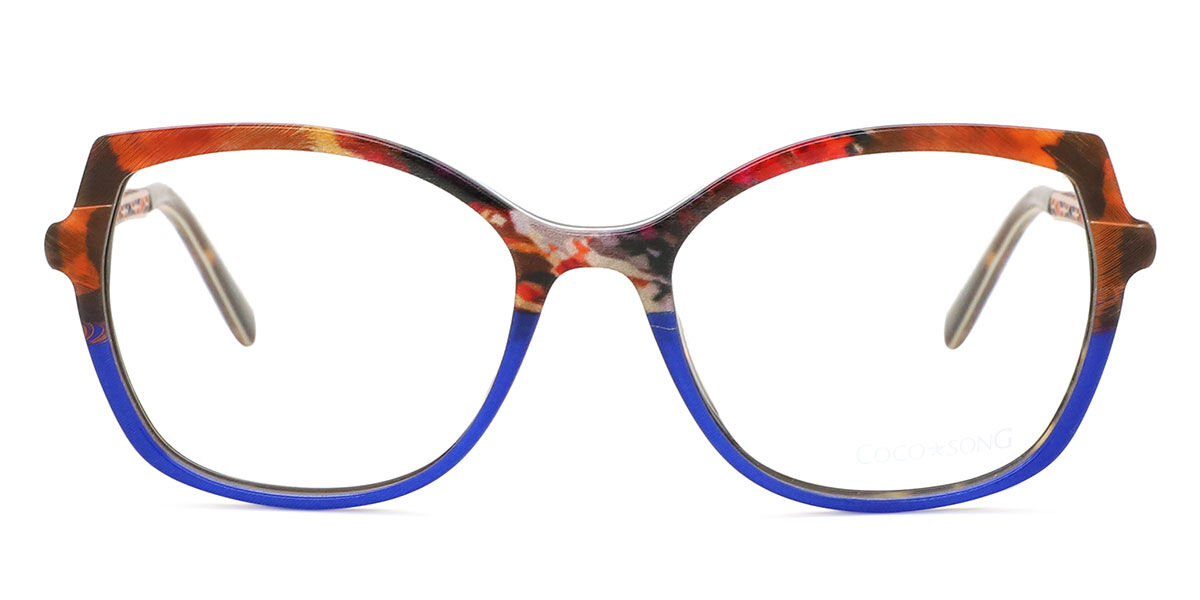 Coco Song Long Night CV249 Women's Glasses, Blue, Size 53