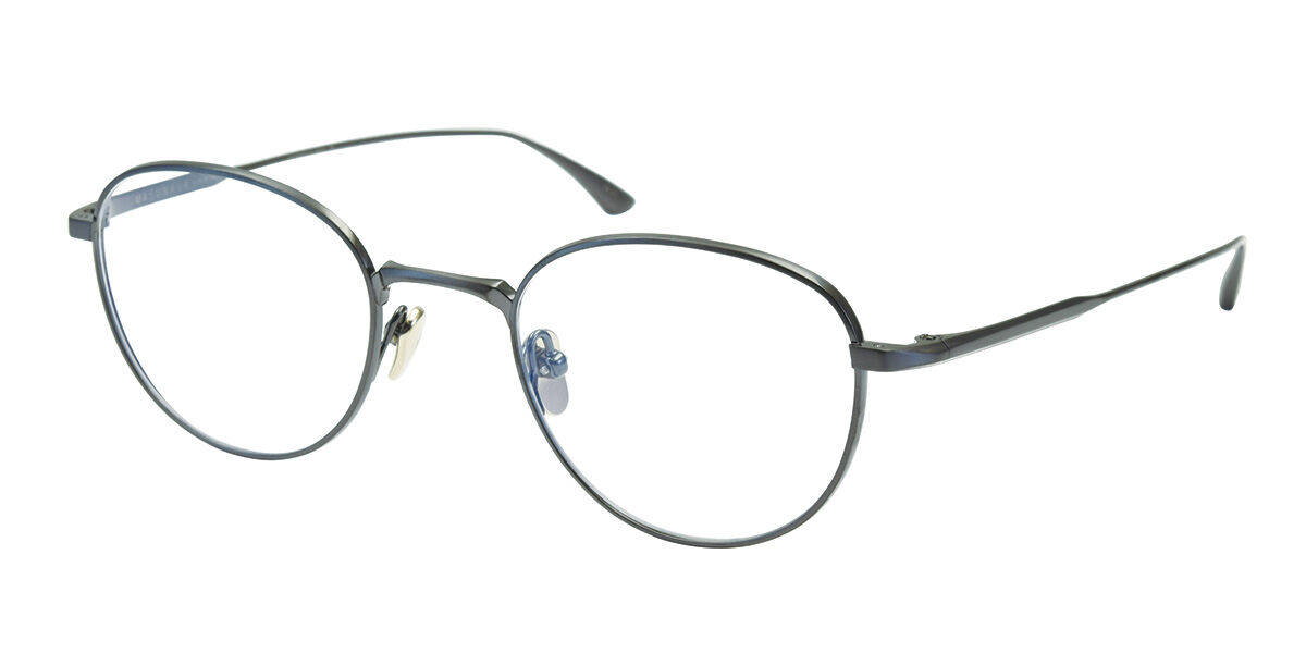 Masunaga RADIO CITY 29 Eyeglasses in Black Silver | SmartBuyGlasses USA