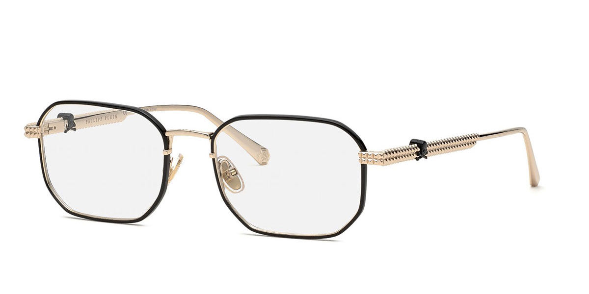 Philipp Plein VPP062V 300Y Eyeglasses in Black Rose Gold