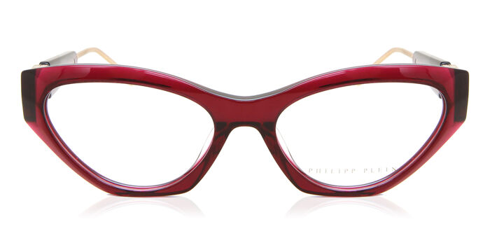 Philipp Plein VPP069S 07T1 Transparent Brown Eyeglasses  display picture 3