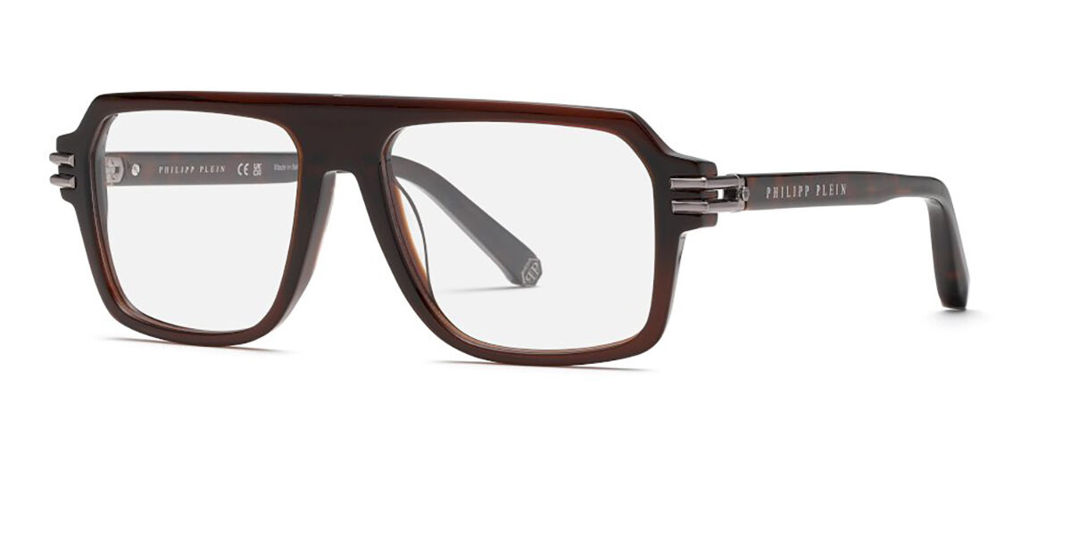 Image of Philipp Plein VPP195M 0AAK Óculos de Grau Feminino Marrons BRLPT