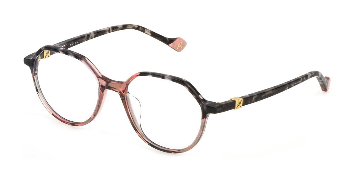 Yalea VYA019V MASAKO 096N Women’s Eyeglasses Tortoiseshell Size 50 (Frame Only) - Blue Light Block Available