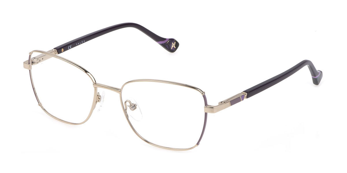 Yalea VYA040 ELISABETH 0SN9 Womens Glasses Gold Size - Free Lenses - HSA/FSA Insurance - Blue Light Block Available