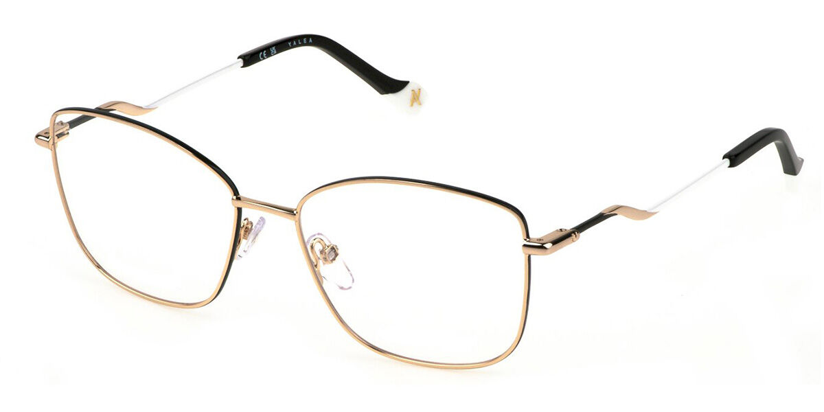 Yalea VYA119 MELANIE 0301 Womens Glasses Gold Size - Free Lenses - HSA/FSA Insurance - Blue Light Block Available