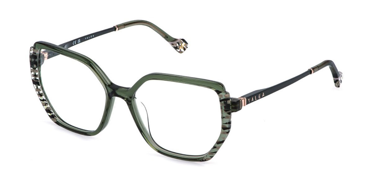 Yalea Vya232 Mahin 07th Women's Glasses Green Size 54 - Free Lenses - Blue Light Block Available In Transparent Shiny Mint Green