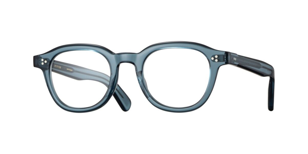 Eyevan Kirk-e Idg Men's Glasses Blue Size 47 - Free Lenses - Blue Light Block Available