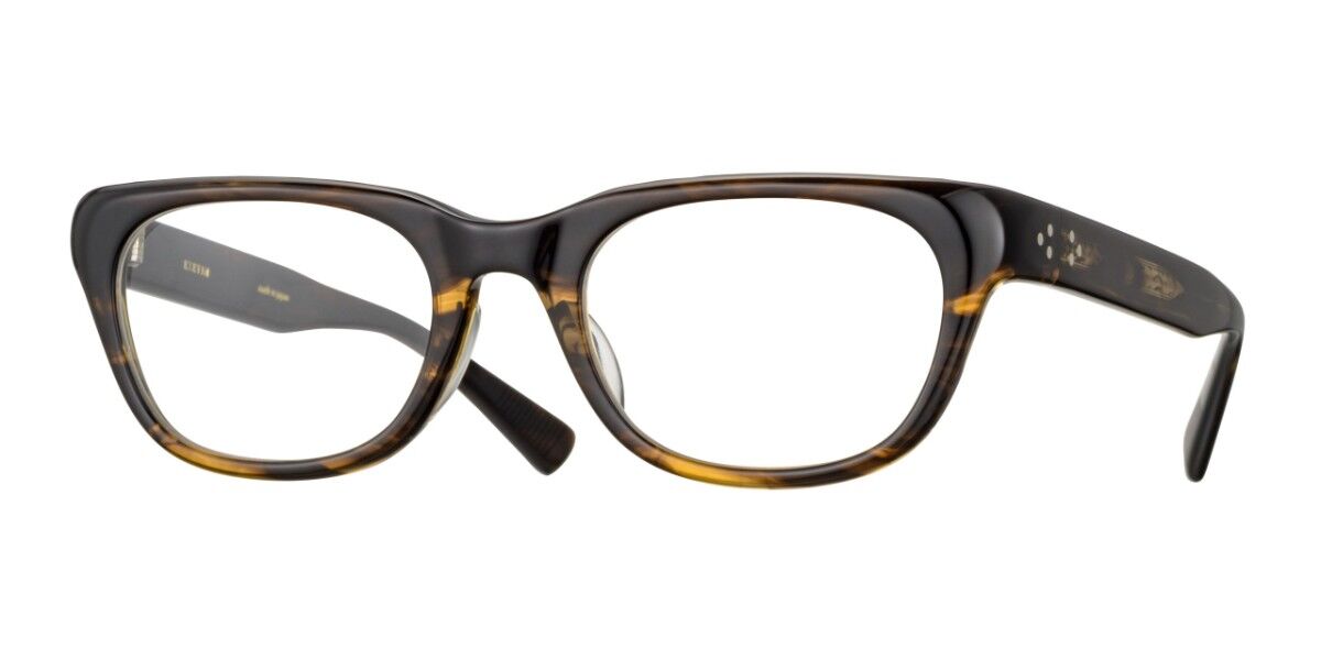Image of Eyevan Malecon-E DOK 51 Lunettes De Vue Homme Marrons FR