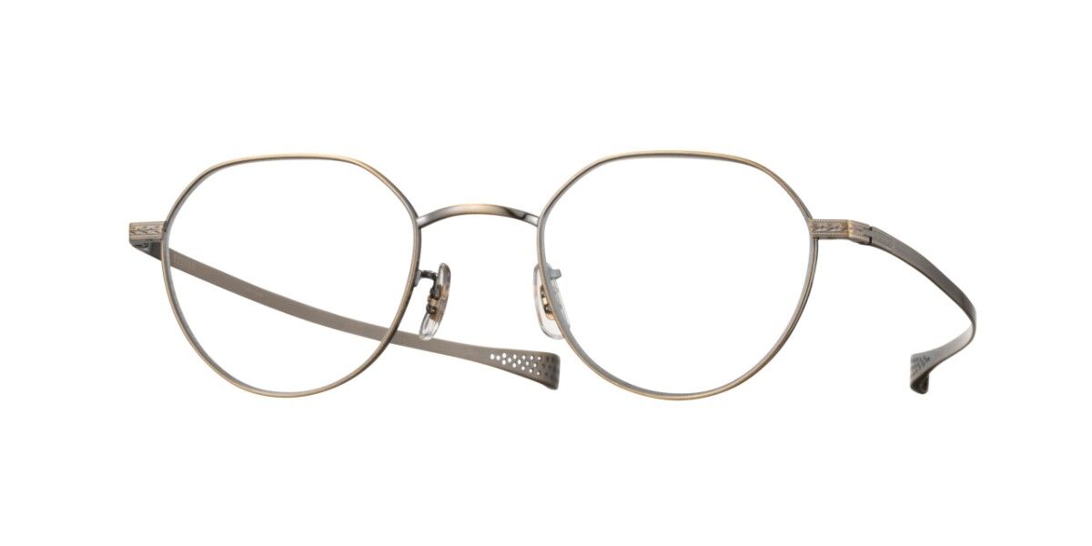 Image of Eyevan Marshal AG Óculos de Grau Dourados Masculino PRT