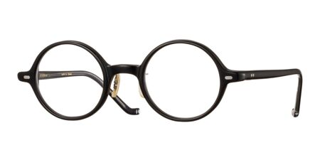 Eyevan Peg PBK Round Piano Black Eyeglasses | SmartBuyGlasses US
