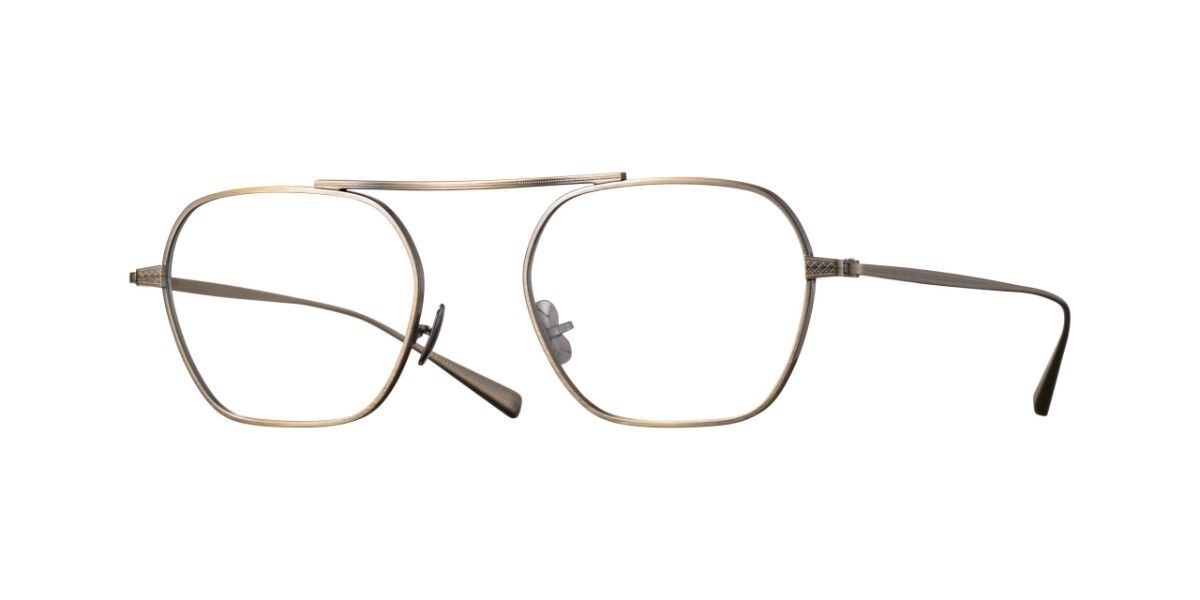 Image of Eyevan Stripes AG Óculos de Grau Dourados Masculino PRT