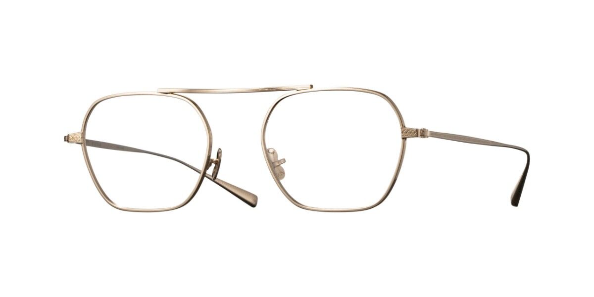Image of Eyevan Stripes G Óculos de Grau Dourados Masculino PRT