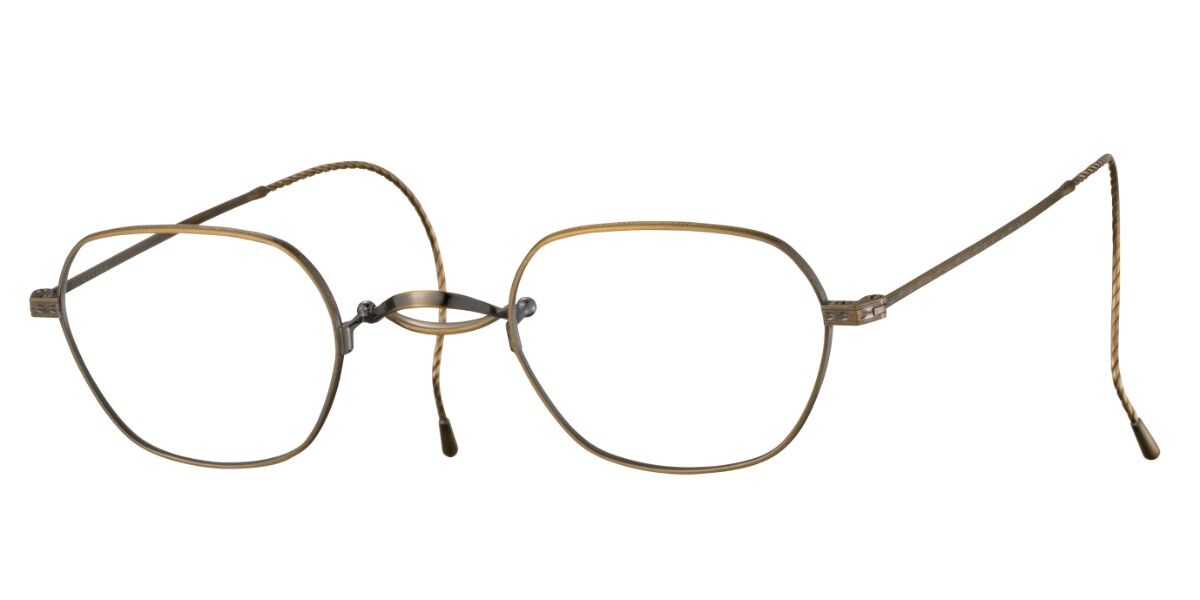 Image of Eyevan Tears AG Óculos de Grau Dourados Masculino PRT