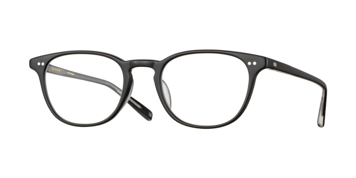 Eyevan Valle-e Pbk Men's Glasses Black Size 48 - Free Lenses - Blue Light Block Available