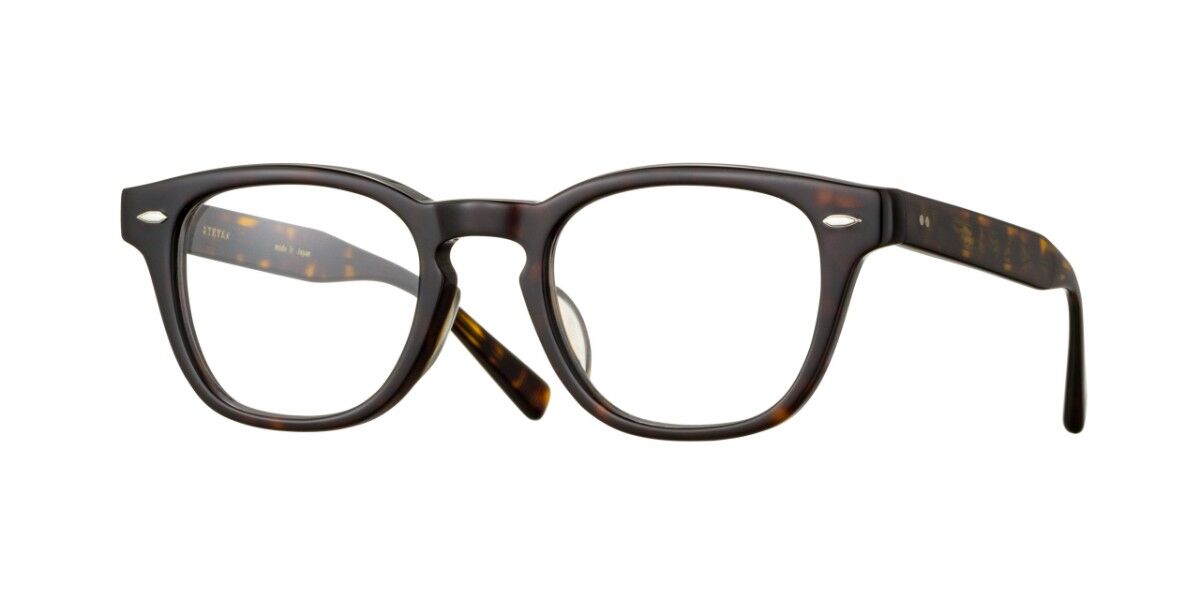 Image of Eyevan Webb Sq-E DT Óculos de Grau Tortoiseshell Masculino PRT