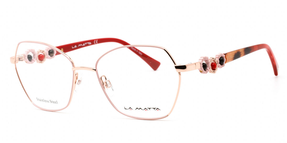 La Matta LMV3317 C3 Glasses Pink | VisionDirect Australia