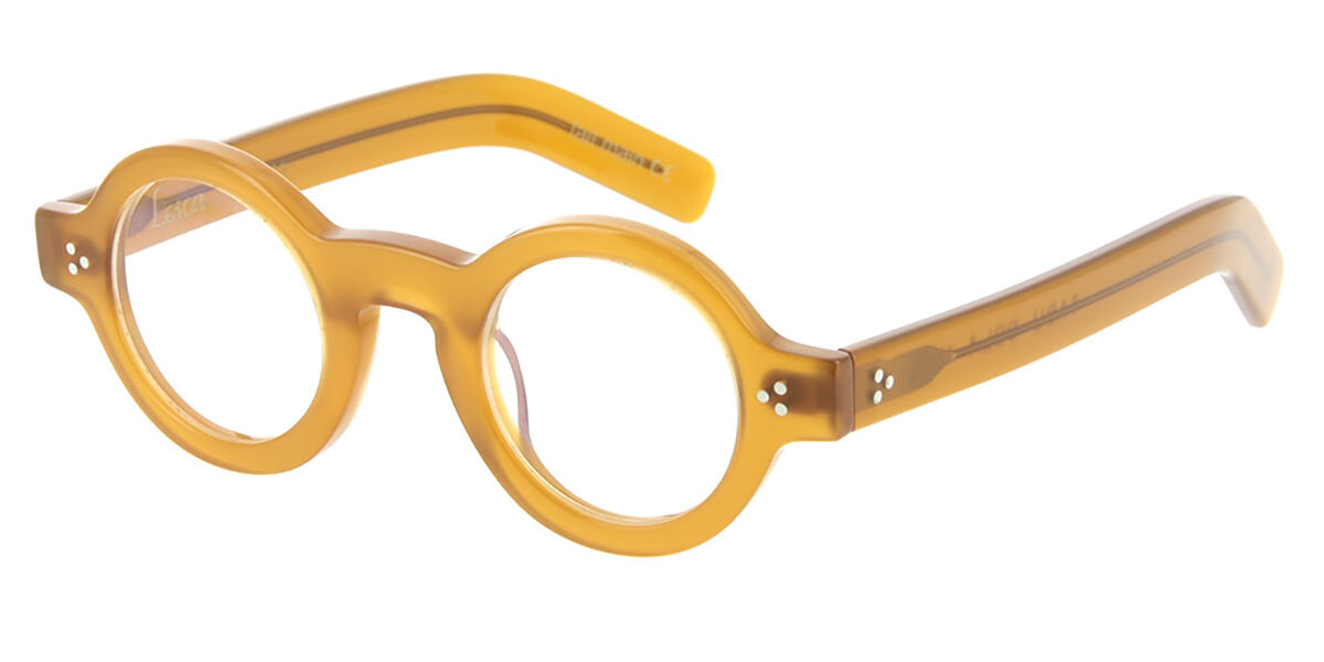 Lesca TABU 1 Men's Eyeglasses Yellow Size 40 - Blue Light Block Available