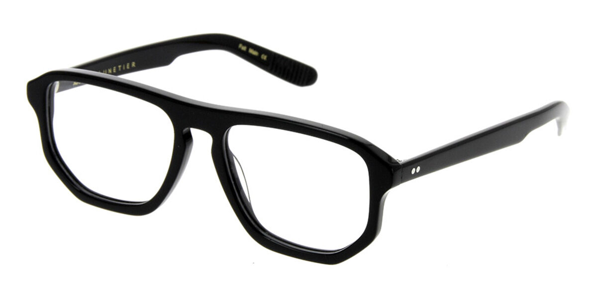 Lesca MAIO XL BK 53 Svarta Glasögon (Endast Båge) Män