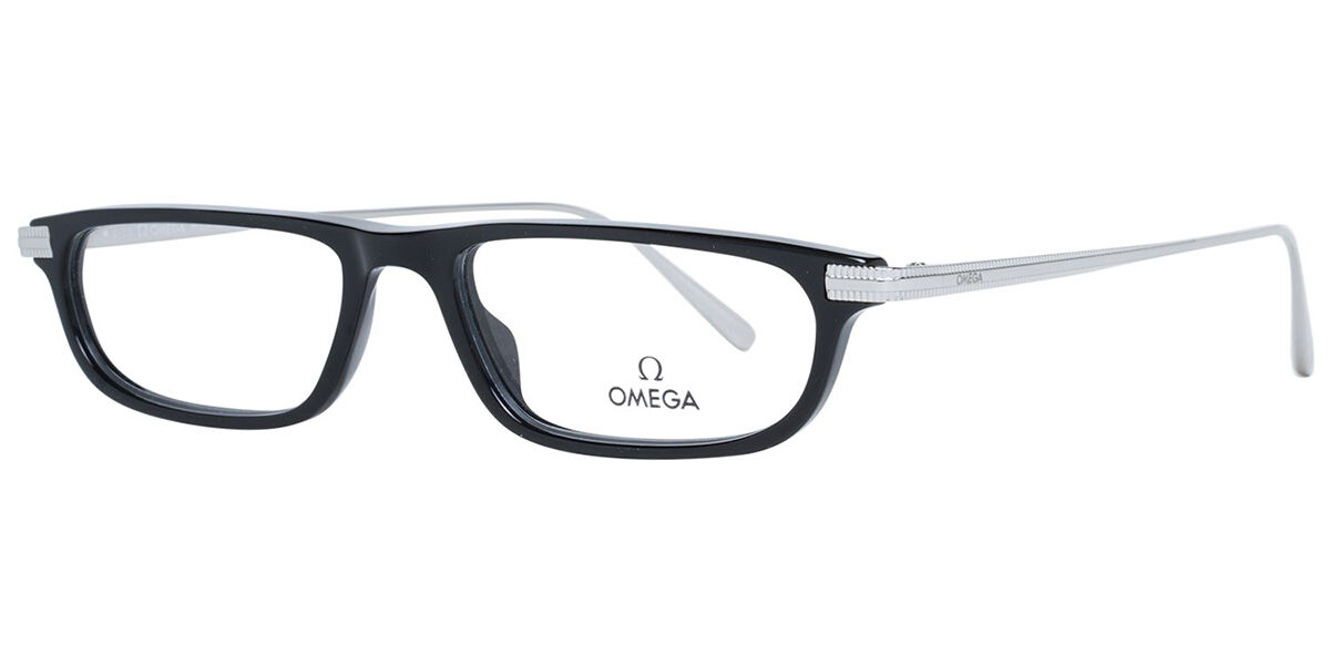 Photos - Glasses & Contact Lenses Omega OM5012 01A Men's Glasses Black Size 52 - Free Lenses - HSA/FSA 
