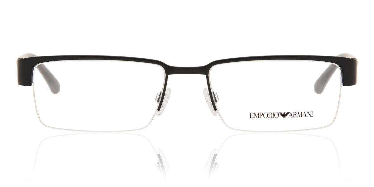Emporio Armani EA1006 3001 Eyeglasses in Matte Black | SmartBuyGlasses USA