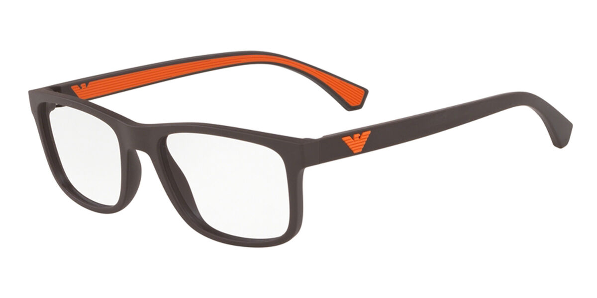 Emporio Armani EA3147 5752 Glasses Matte Brown | VisionDirect Australia