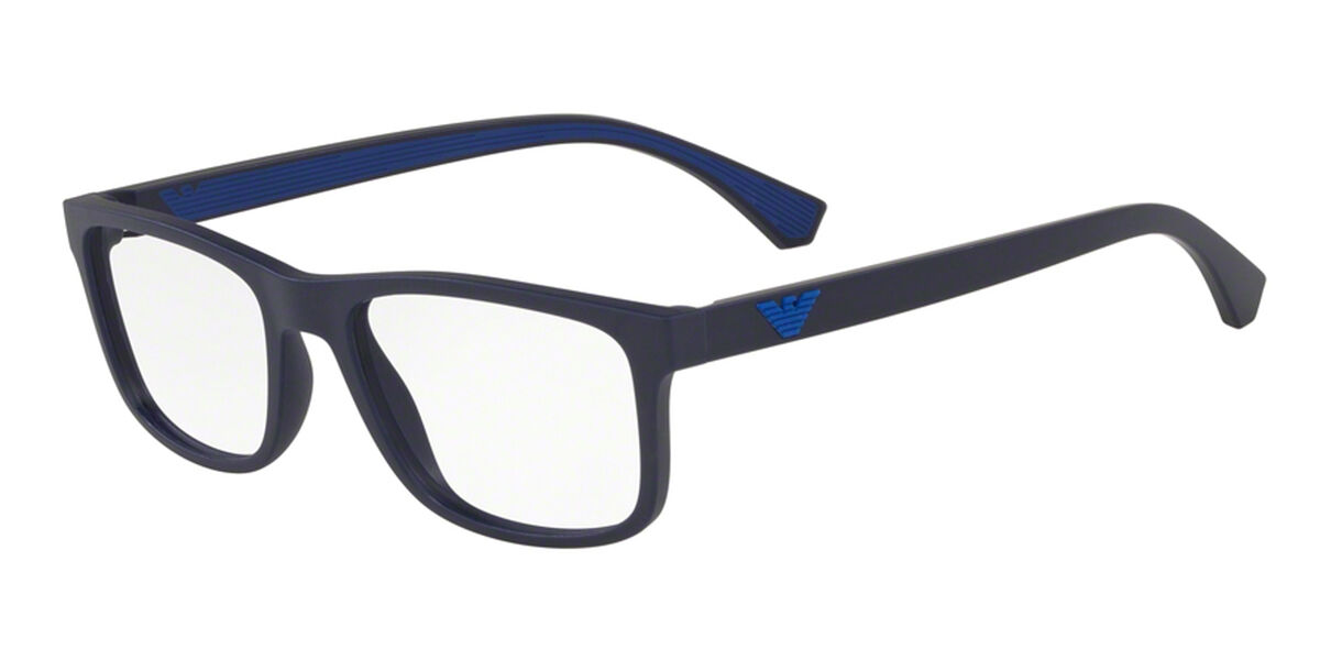 Emporio Armani EA3147F Asian Fit 5754 Glasses Matte Blue | VisionDirect  Australia