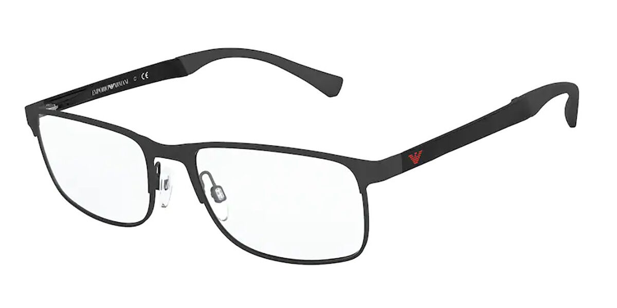 Emporio Armani EA1112 3175 Glasses Black Rubber | SmartBuyGlasses UK