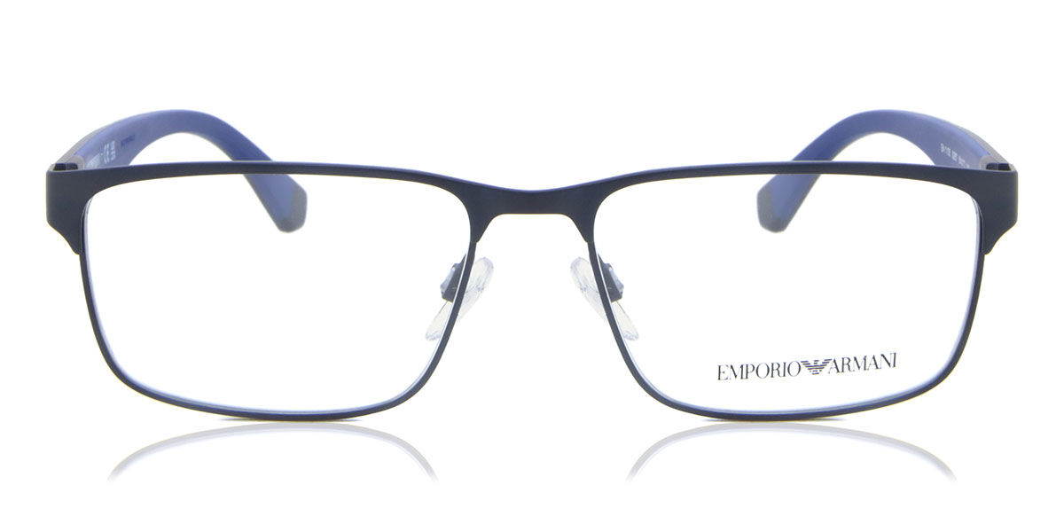 Emporio Armani EA1105 3267 Glasses Matte Blue | VisionDirect Australia