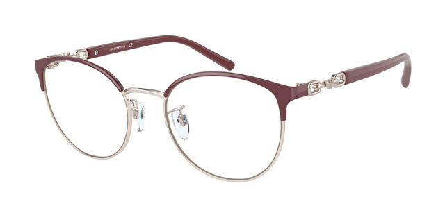 Emporio Armani EA1126 3268 Burgundy Red Eyeglasses  display picture 3