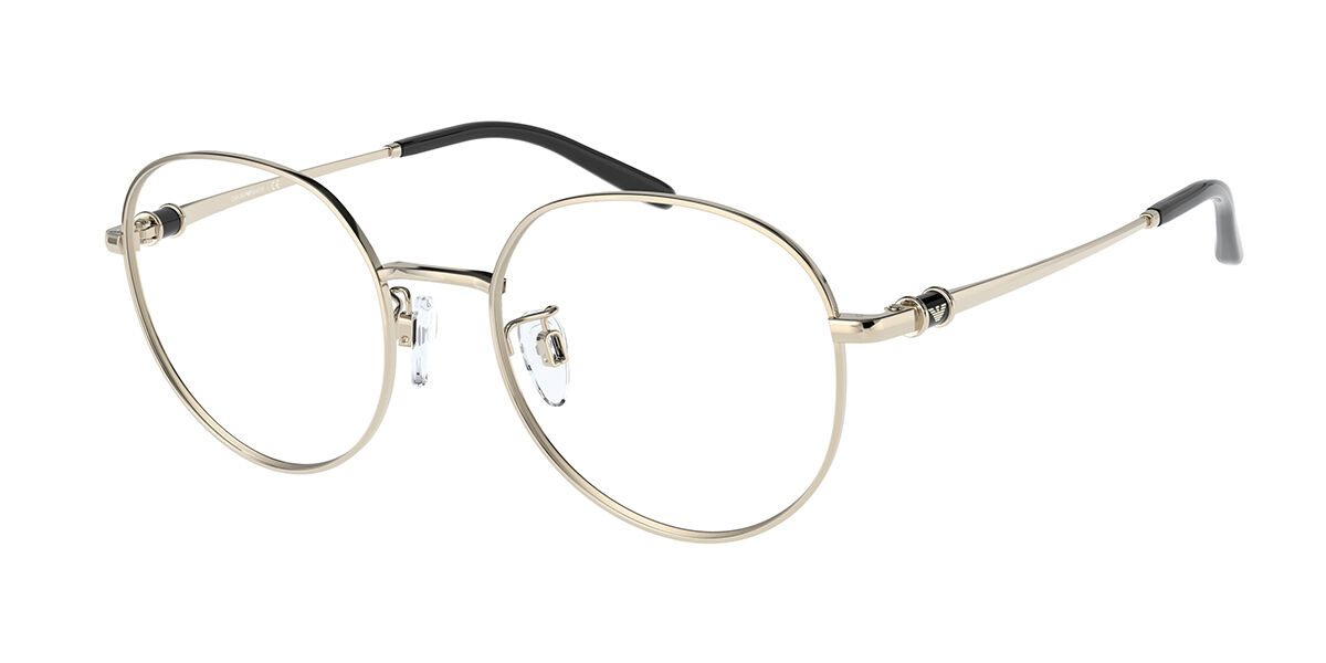 Emporio Armani EA1127D Asian Fit 3013 Eyeglasses in Pale Gold ...