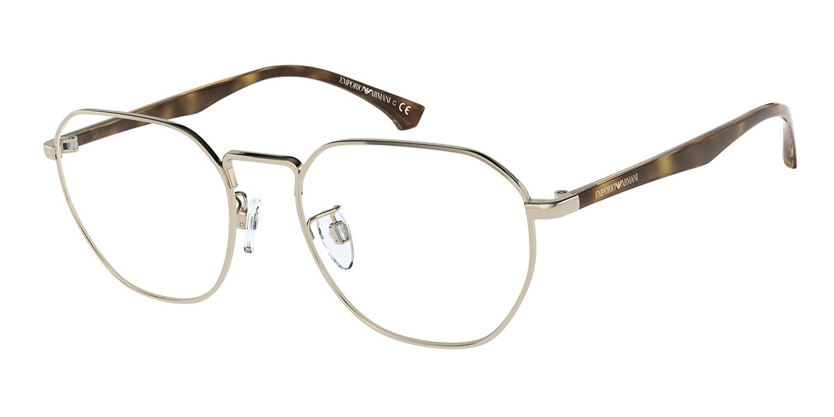 Emporio Armani EA1128D Asian Fit 3013 Glasses Gold | SmartBuyGlasses UK