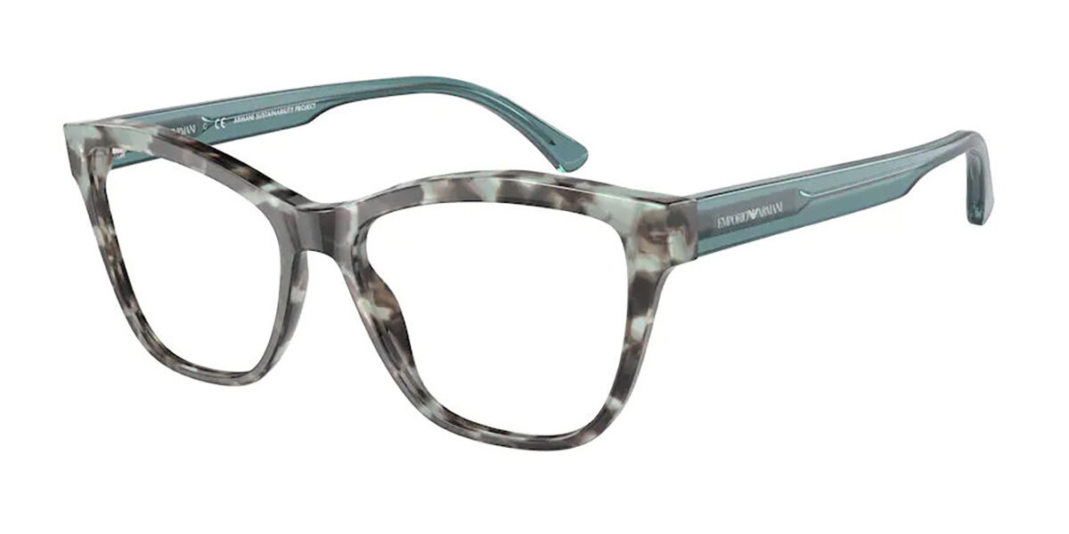 Emporio Armani EA3193 5097 Eyeglasses in Shiny Blue Havana |  SmartBuyGlasses USA