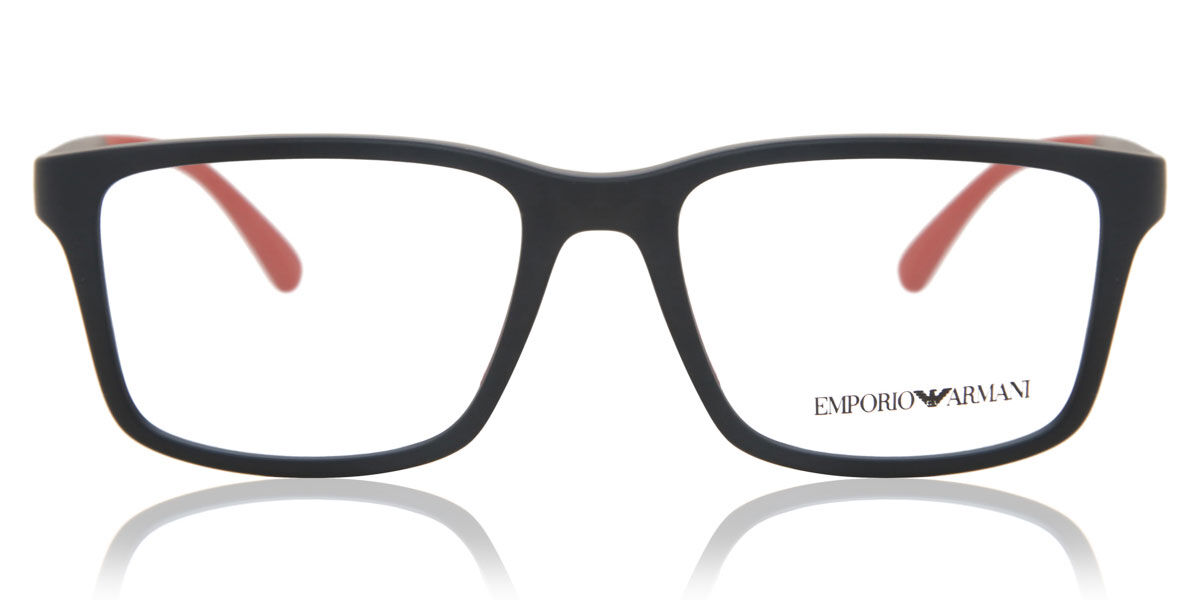 Photos - Glasses & Contact Lenses Armani Emporio  Emporio  EA3203 5001 Men's Eyeglasses Black Size 48 ( 