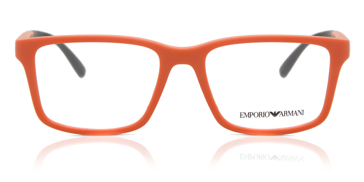 Emporio Armani EA3203 5932 Eyeglasses in Matte Orange | SmartBuyGlasses USA