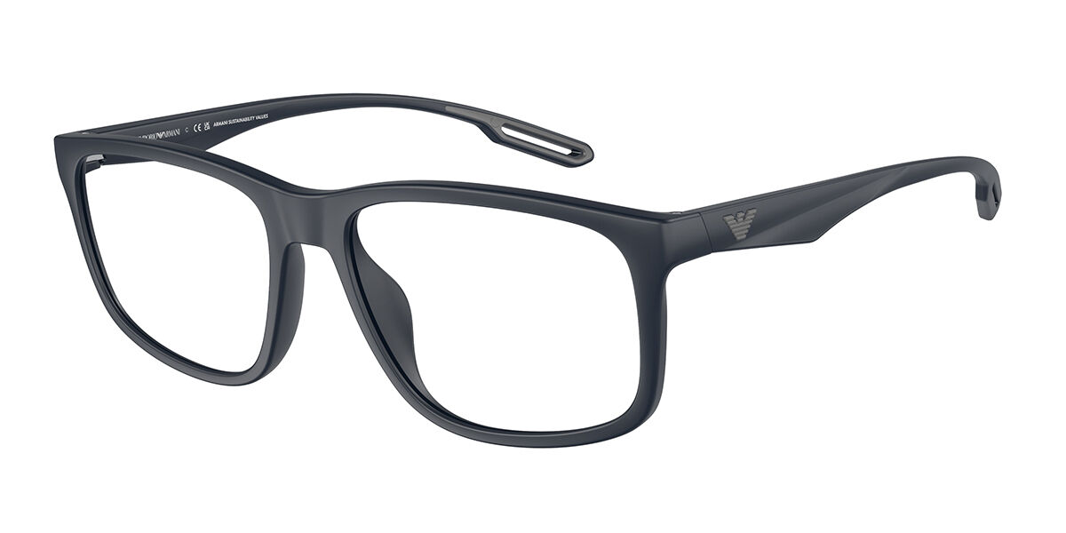 Photos - Glasses & Contact Lenses Armani Emporio  Emporio  EA3209U 5088 Men's Eyeglasses Blue Size 56 ( 