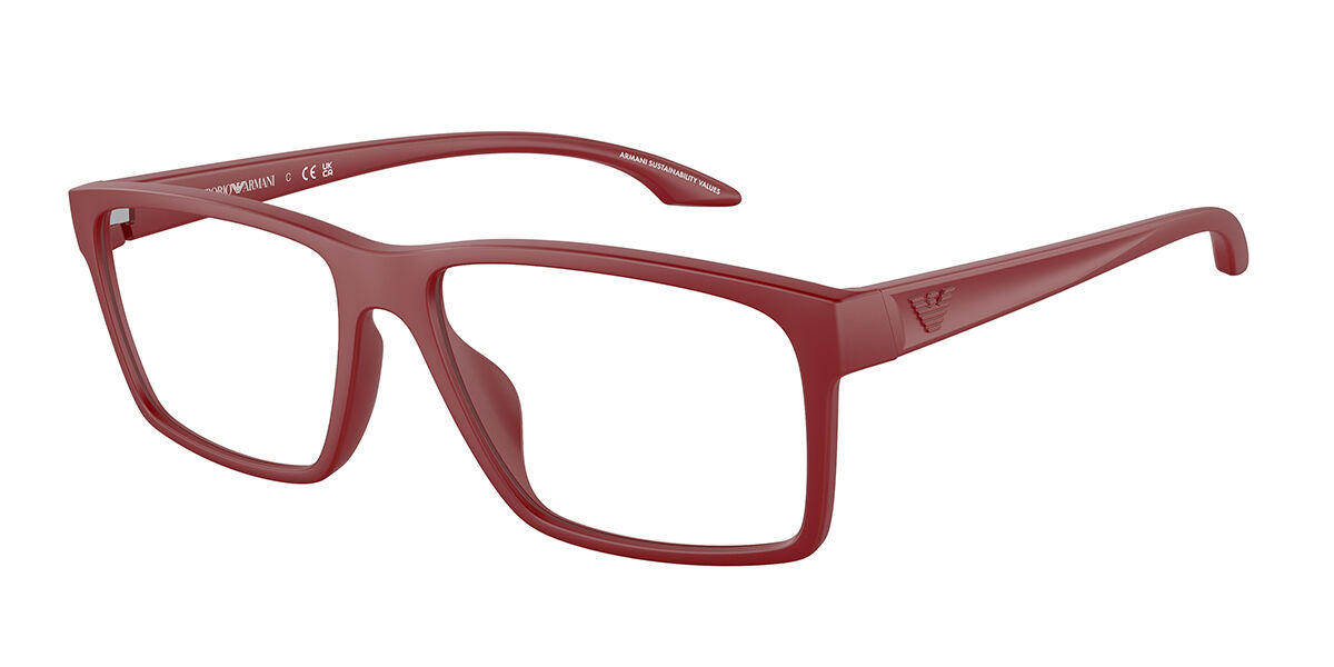 Emporio Armani EA3210U 5067 Glasses Sale Matte Red EA3210U for