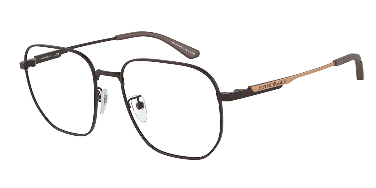 Photos - Glasses & Contact Lenses Armani Emporio  Emporio  EA1159D Asian Fit 3201 Men's Eyeglasses Brow 