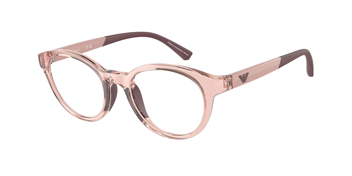 Emporio Armani EK3205 Kids 5544 Women's Eyeglasses Pink Size 46 (Frame Only) - Blue Light Block Available