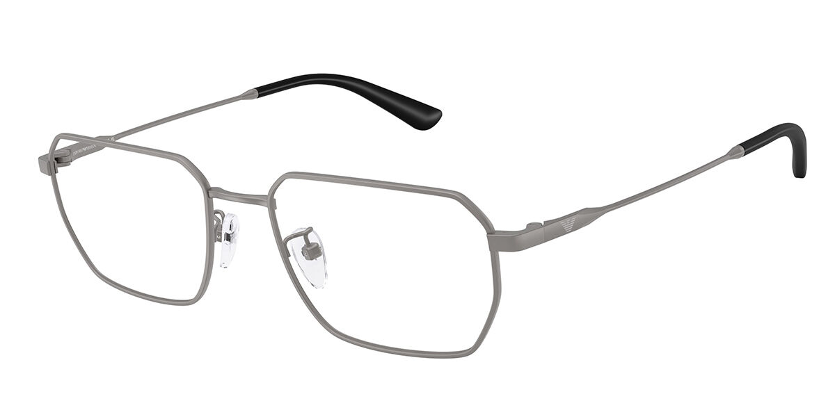 Emporio Armani EA1187TD Asian Fit 3003 Men's Glasses Gunmetal Size 55 - Free Lenses - Blue Light Block Available