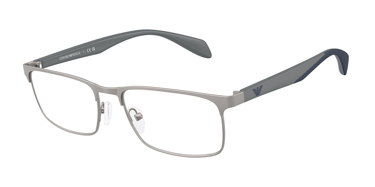 Emporio Armani EA1149 3003 Men's Glasses Gunmetal Size 56 - Free Lenses - Blue Light Block Available