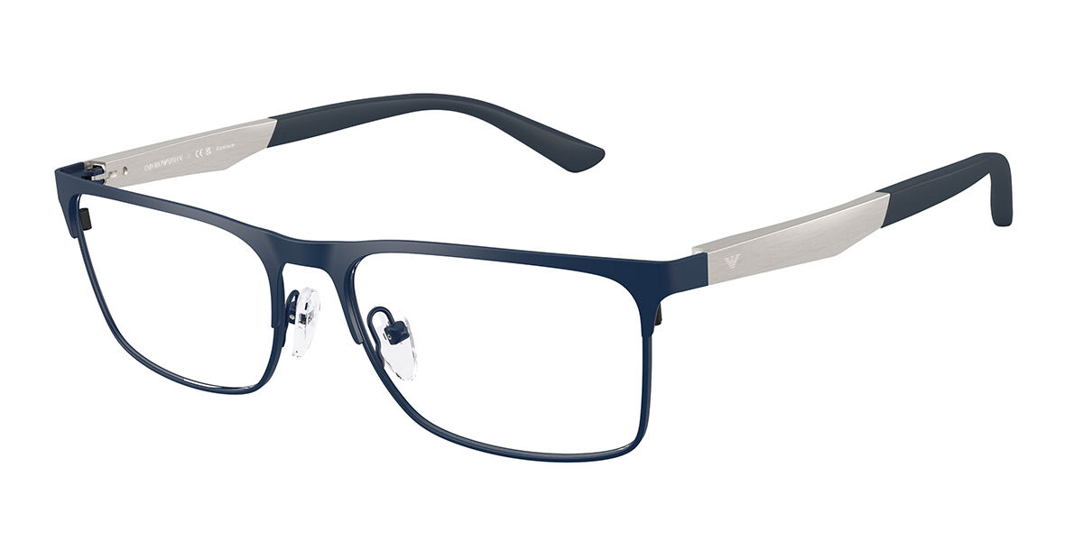 Emporio Armani EA1183 3018 Men's Glasses Blue Size 54 - Free Lenses - Blue Light Block Available